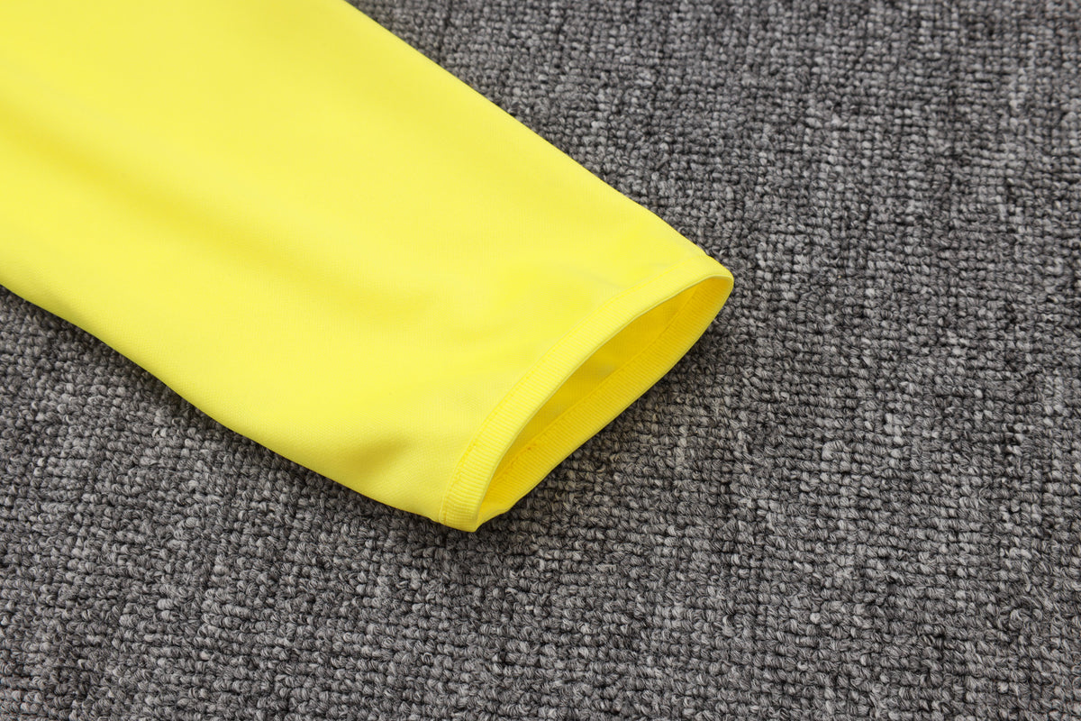 Survêtement ensemble jogging Real Madrid Gris Foncé Jaune 2025/26