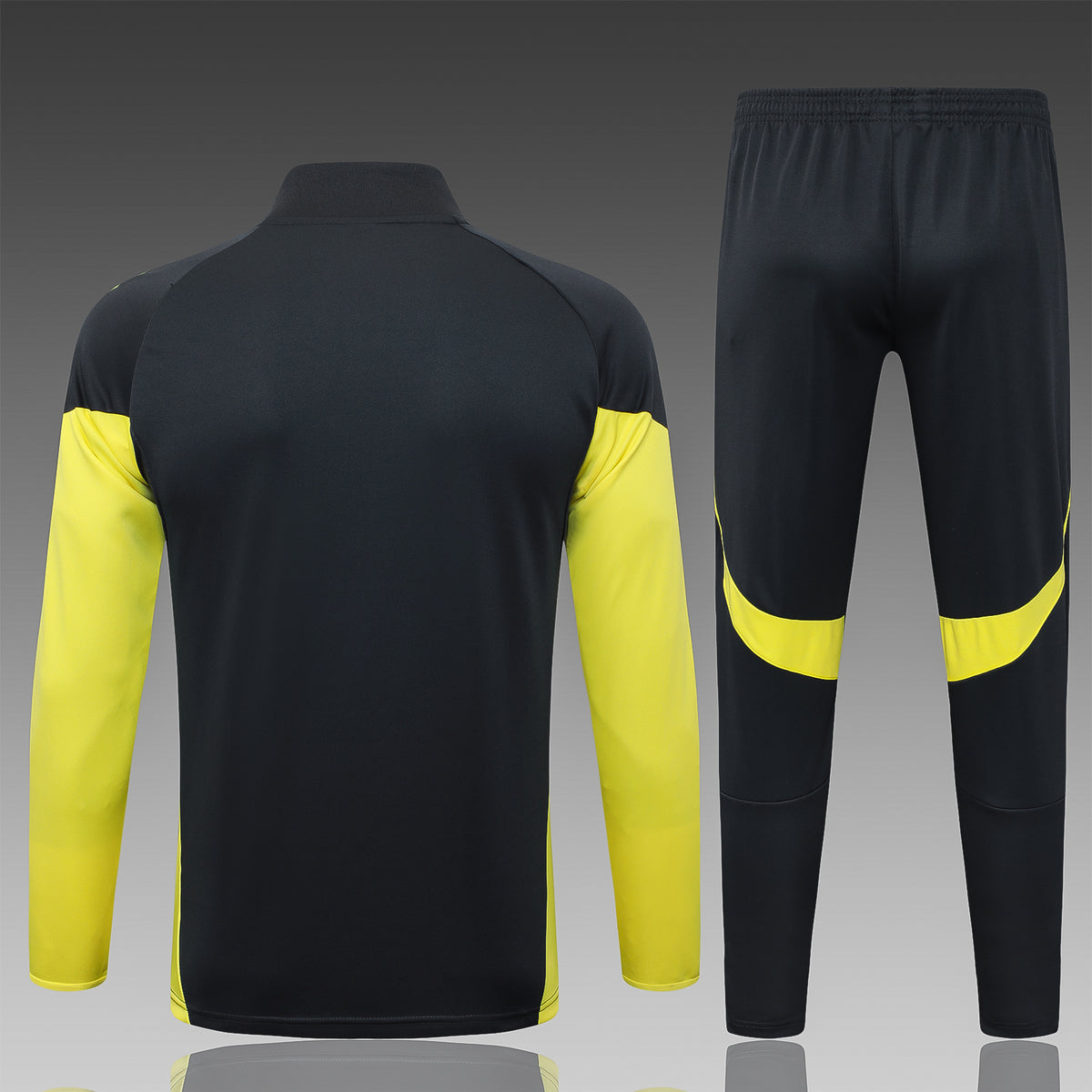 Survêtement ensemble jogging Real Madrid Gris Foncé Jaune 2025/26