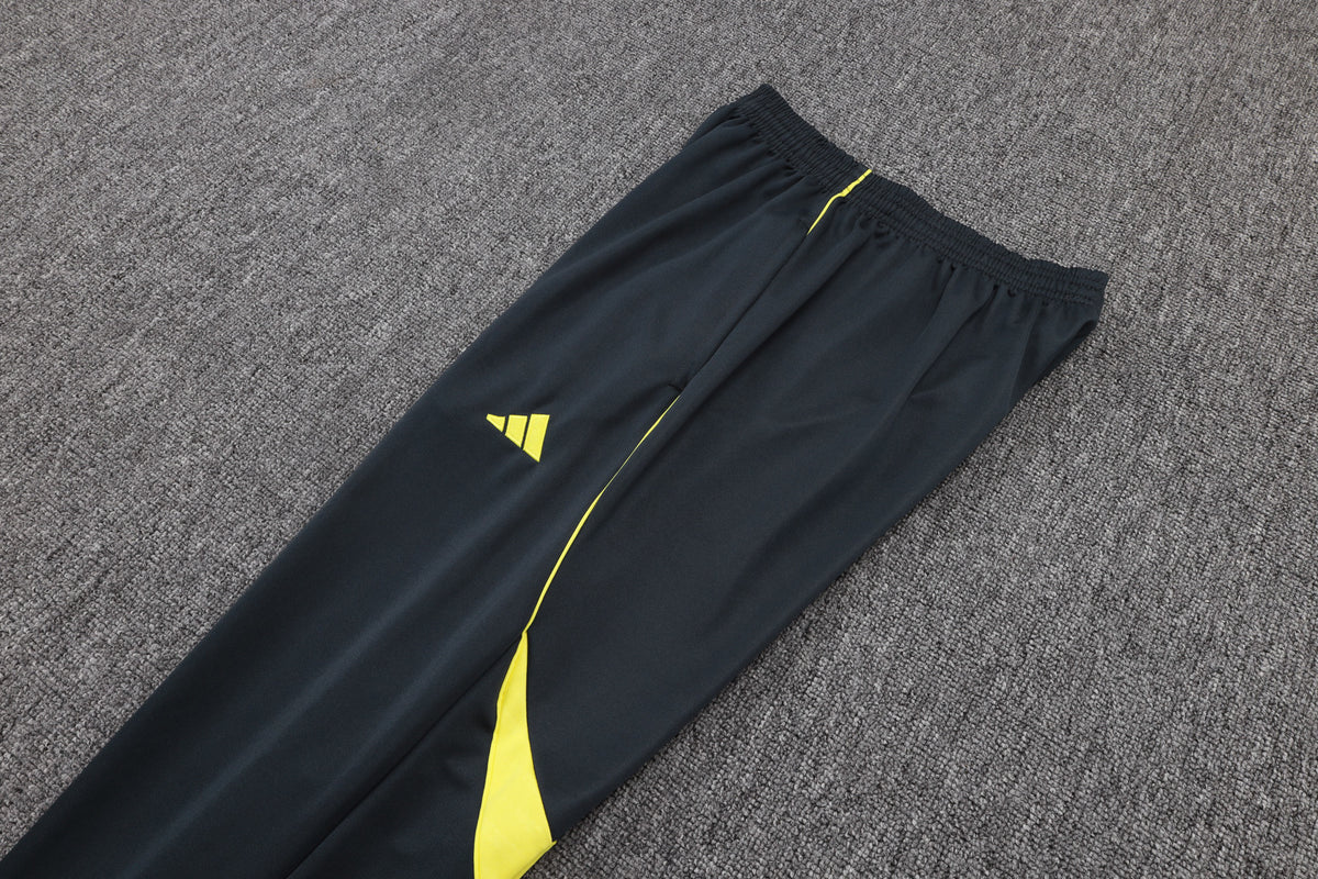 Survêtement ensemble jogging Real Madrid Gris Foncé Jaune 2025/26