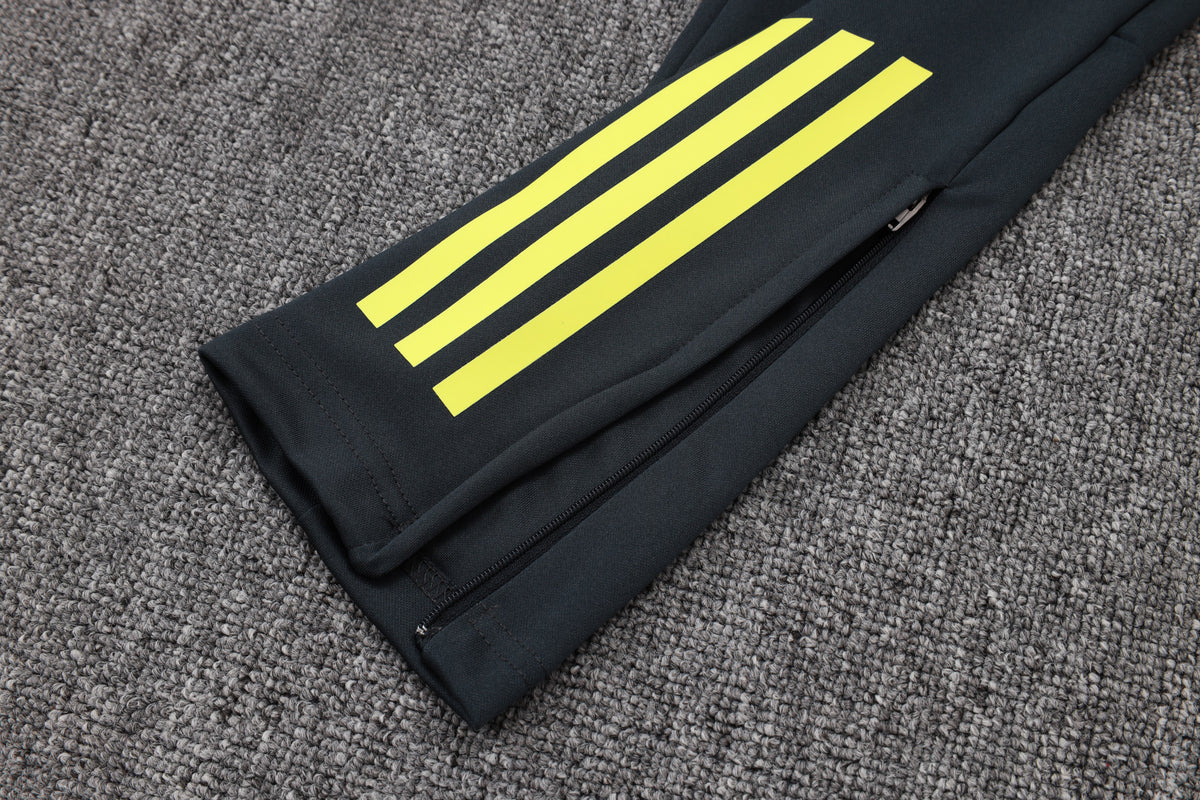 Survêtement ensemble jogging Real Madrid Gris Foncé Jaune 2025/26