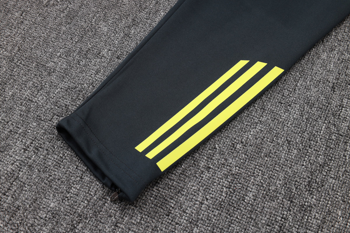 Survêtement ensemble jogging Real Madrid Gris Foncé Jaune 2025/26