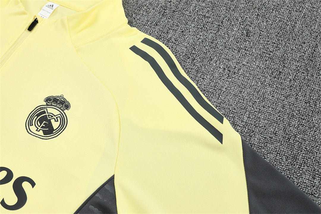 Survêtement Ensemble Jogging Real Madrid Jaune 2025/26 - Adulte