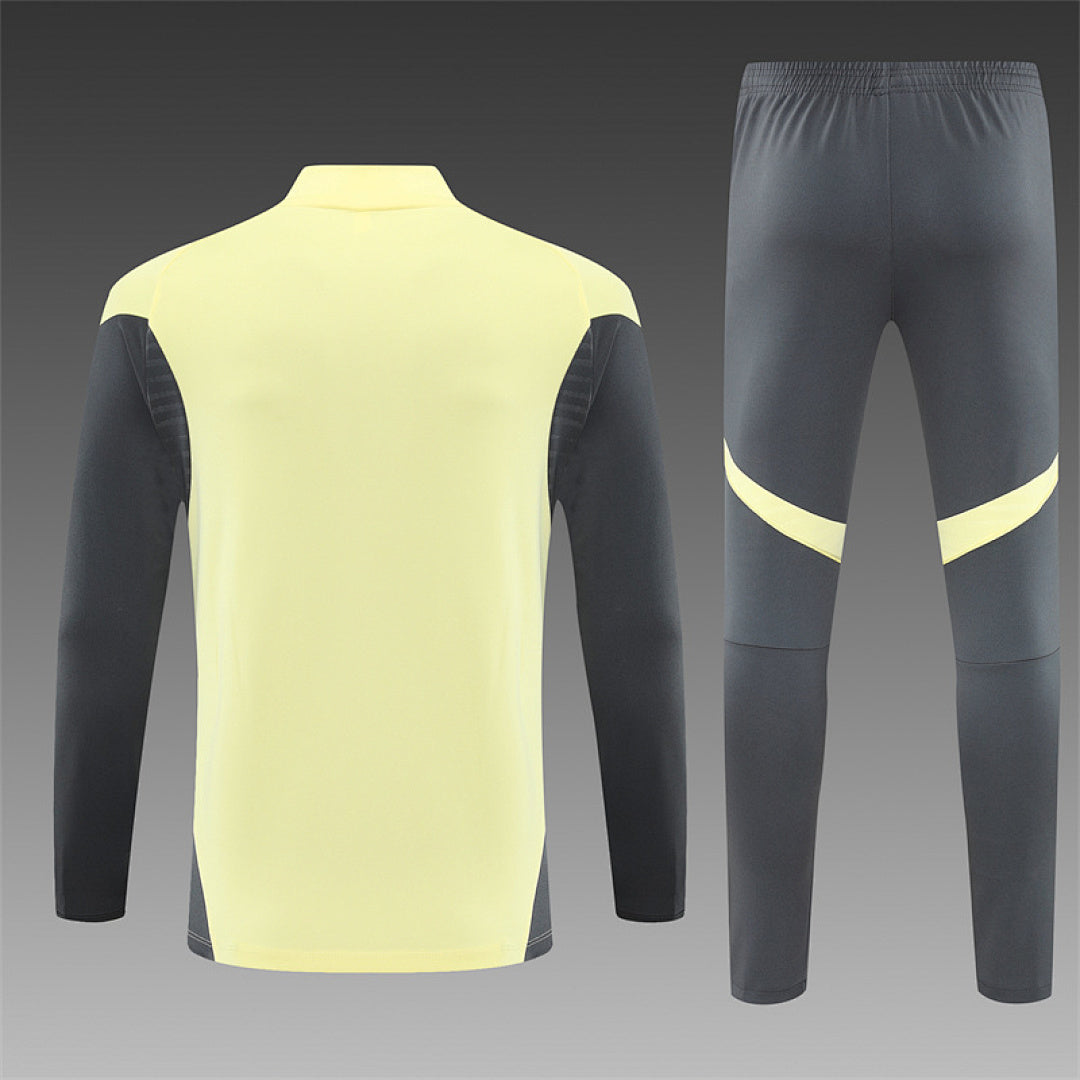 Survêtement Ensemble Jogging Real Madrid Jaune 2025/26 - Adulte