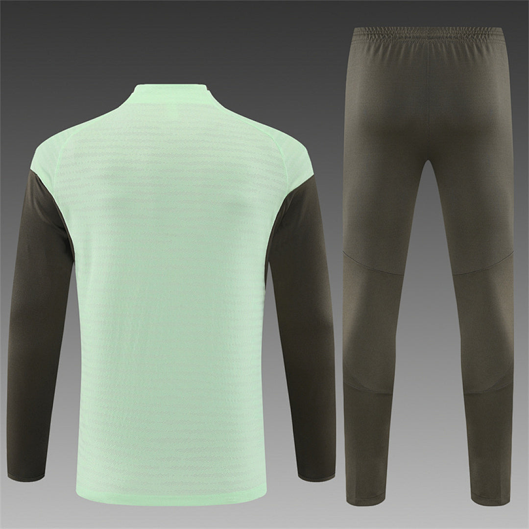 Survêtement Ensemble Jogging Real Madrid Vert Clair 2025/26 - Adult/ Enfant