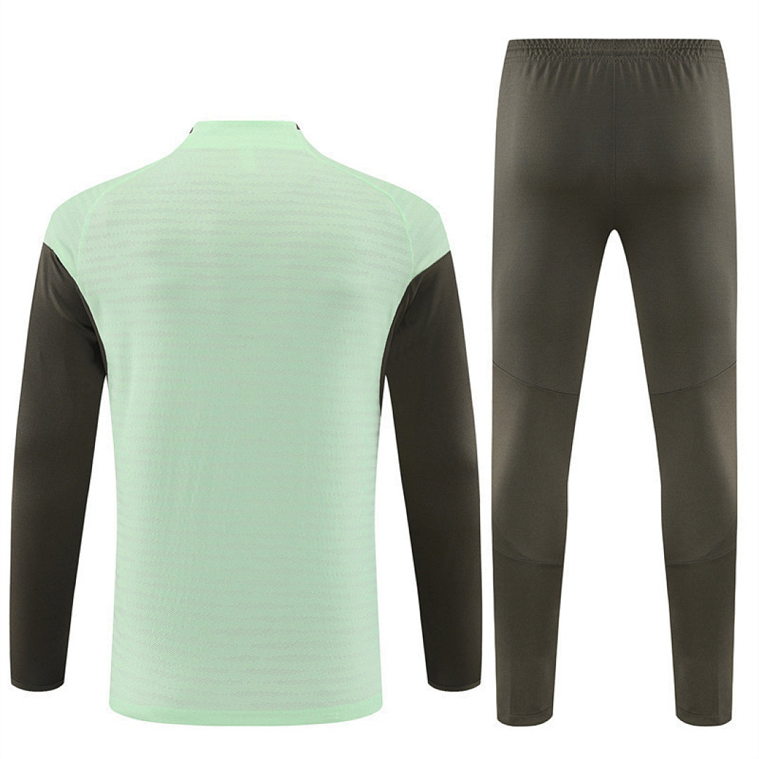 Survêtement Ensemble Jogging Real Madrid Vert Clair 2025/26 - Adult/ Enfant