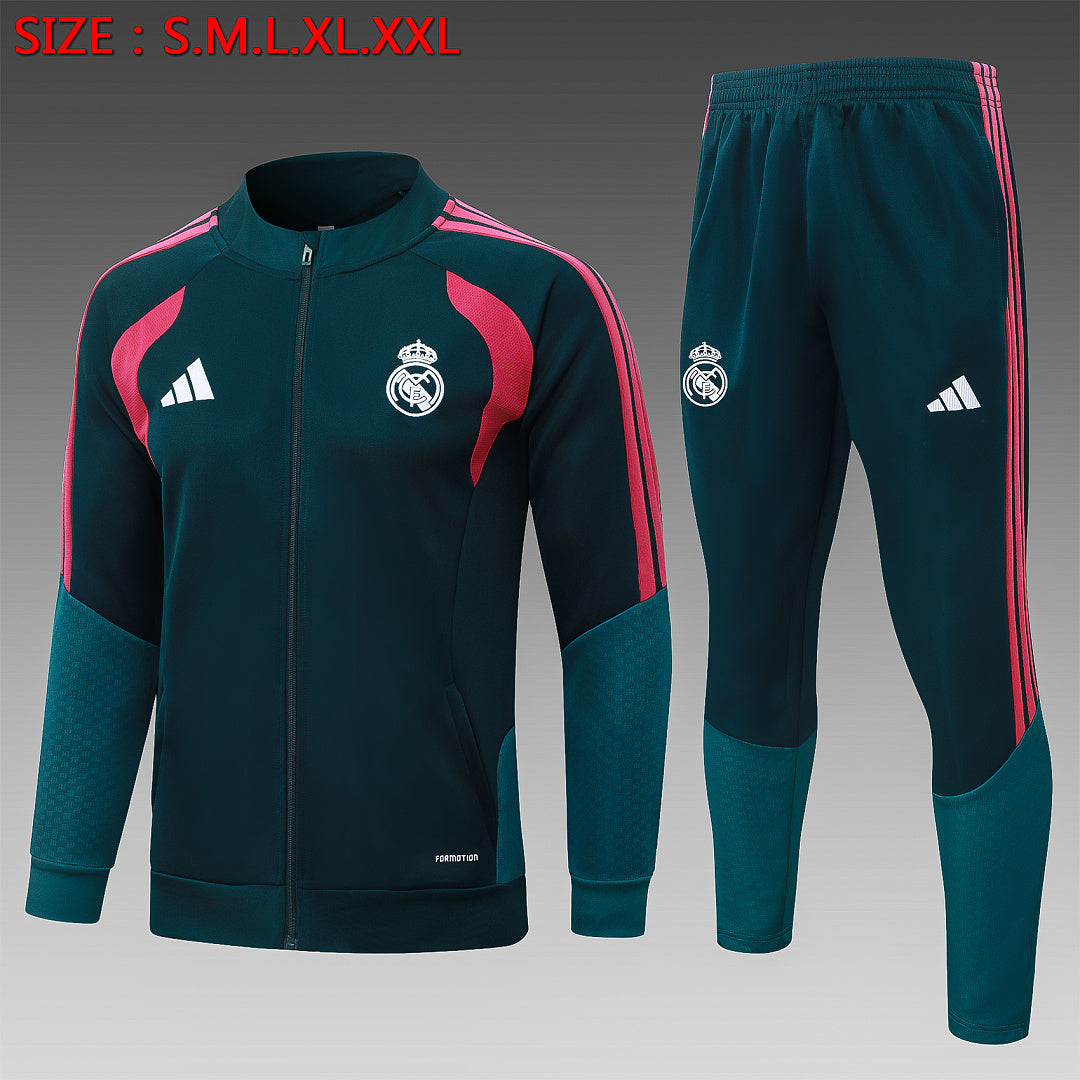 Survêtement ensemble jogging Real Madrid Vert Foncé