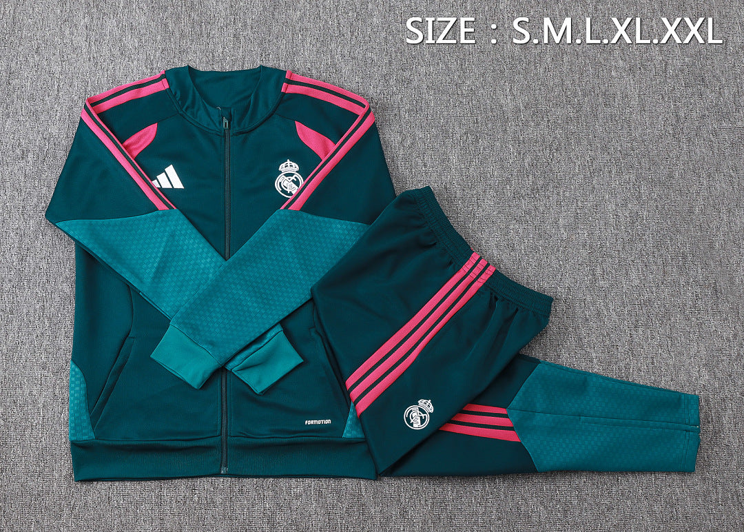 Survêtement ensemble jogging Real Madrid Vert Foncé