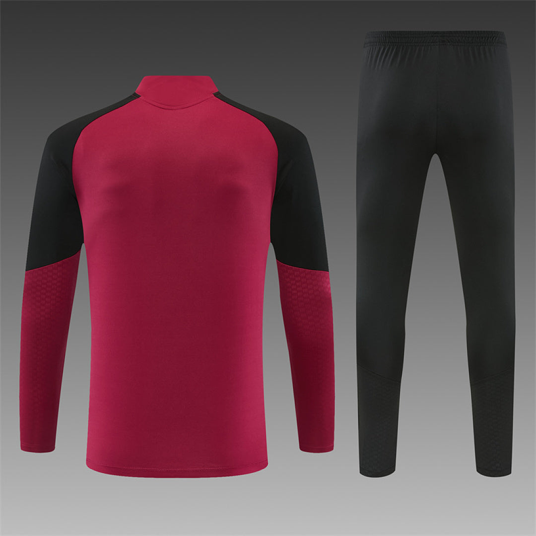 Survêtement Ensemble Jogging Rouge Bordeaux 2026/27 - Adulte
