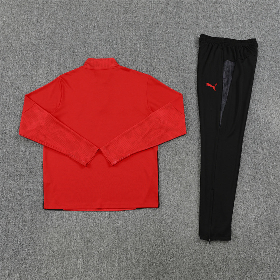 Survêtement Ensemble Jogging Rouge Camouflage 2526AC - Adulte