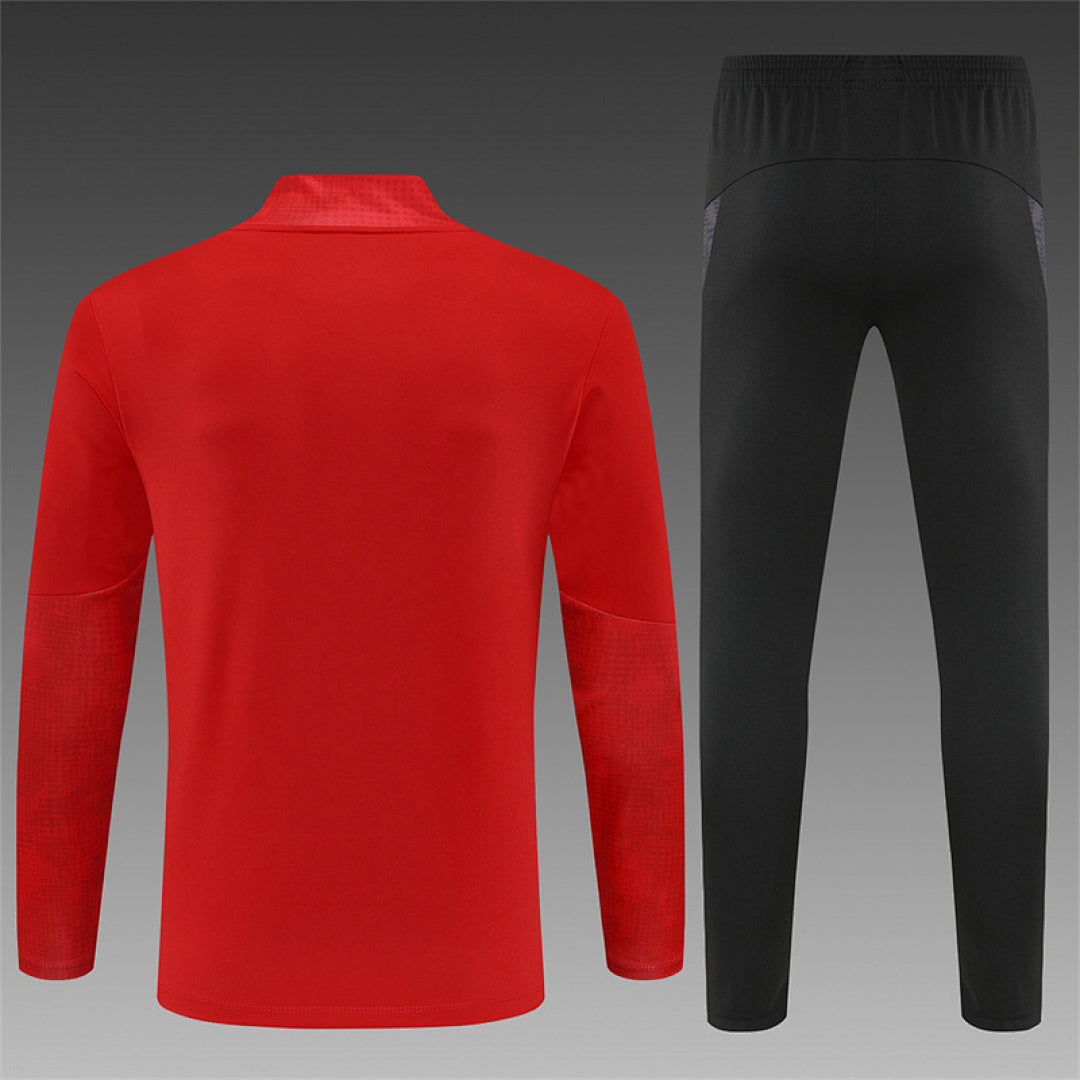 Survêtement Ensemble Jogging Rouge Camouflage 2526AC - Adulte