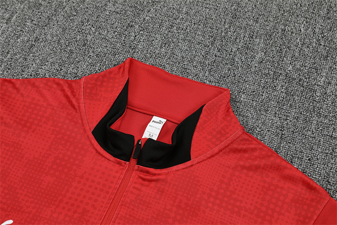 Survêtement Ensemble Jogging Rouge Camouflage 2526AC - Adulte