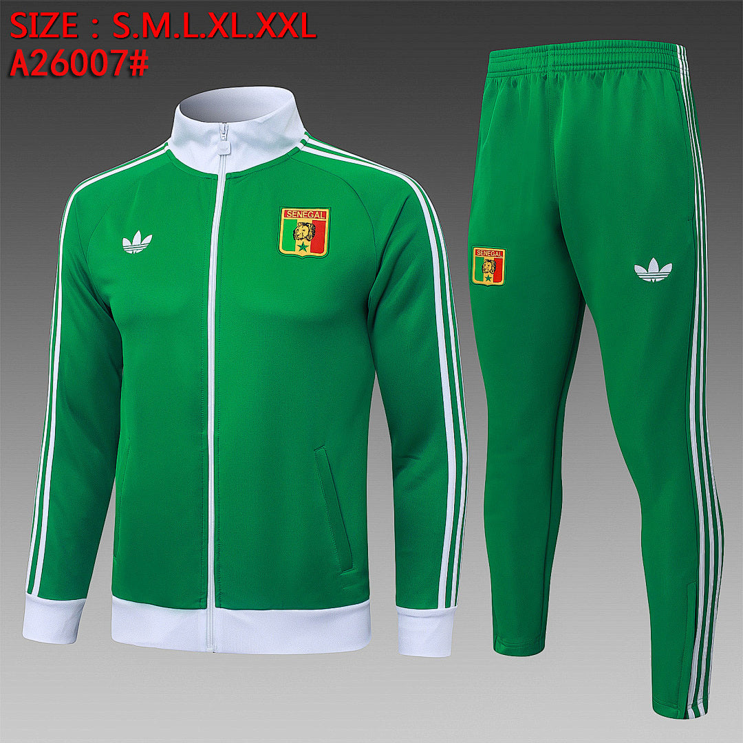 Survêtement Ensemble Jogging Sénégal Vert Pomme