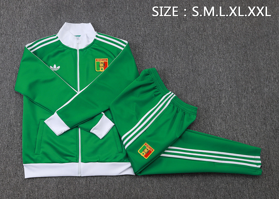 Survêtement Ensemble Jogging Sénégal Vert Pomme