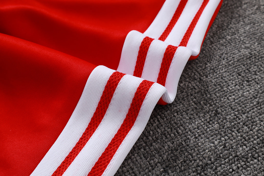 Survêtement Ensemble Jogging Veste Zippée Brazil International Rouge