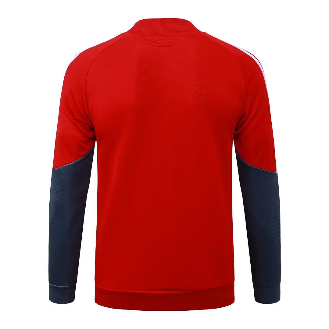 Survêtement Ensemble Jogging Veste Zippée Brazil International Rouge