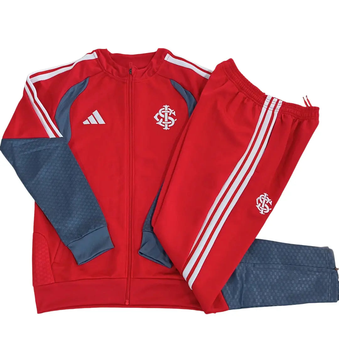 Survêtement Ensemble Jogging Veste Zippée Brazil International Rouge