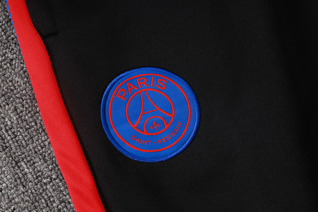 Survêtement Ensemble Jogging Veste Zippée Paris Blanc Rouge
