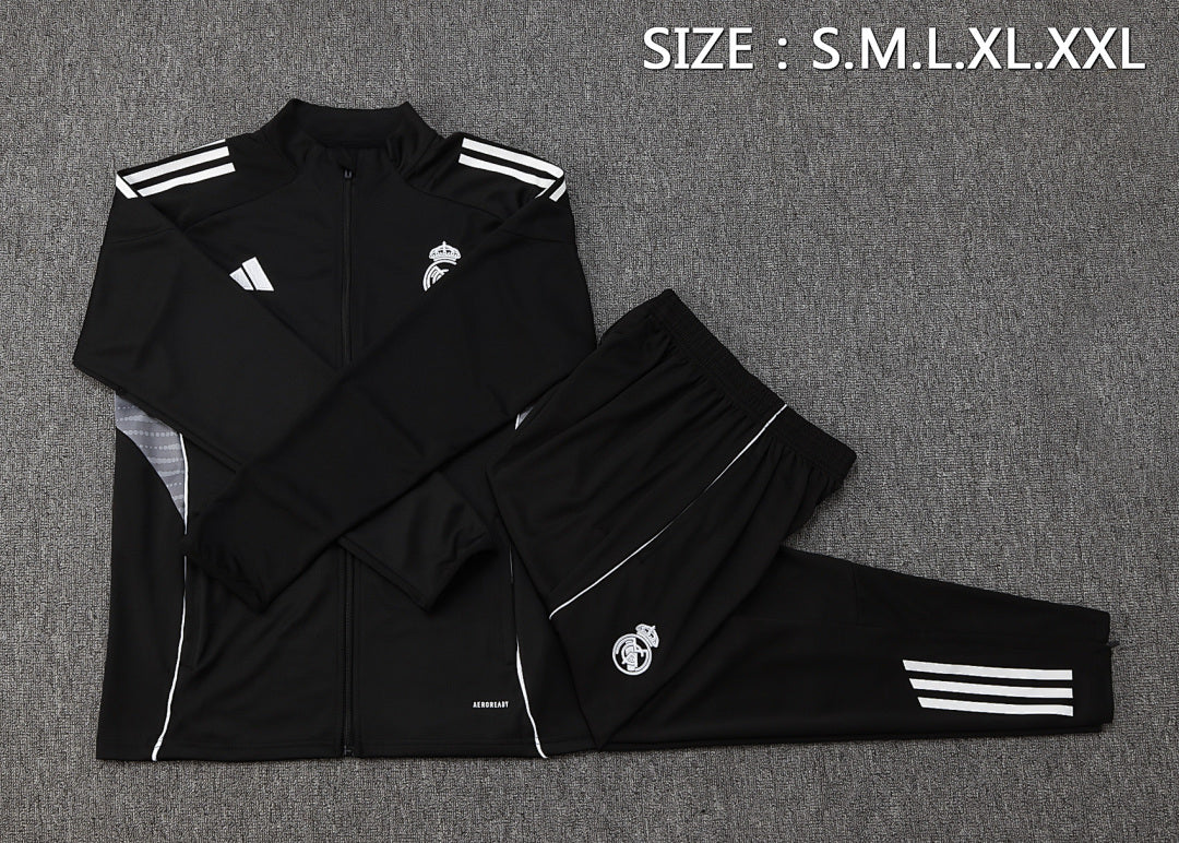 Survêtement Ensemble Jogging Veste Zippée Real Madrid 2025/26