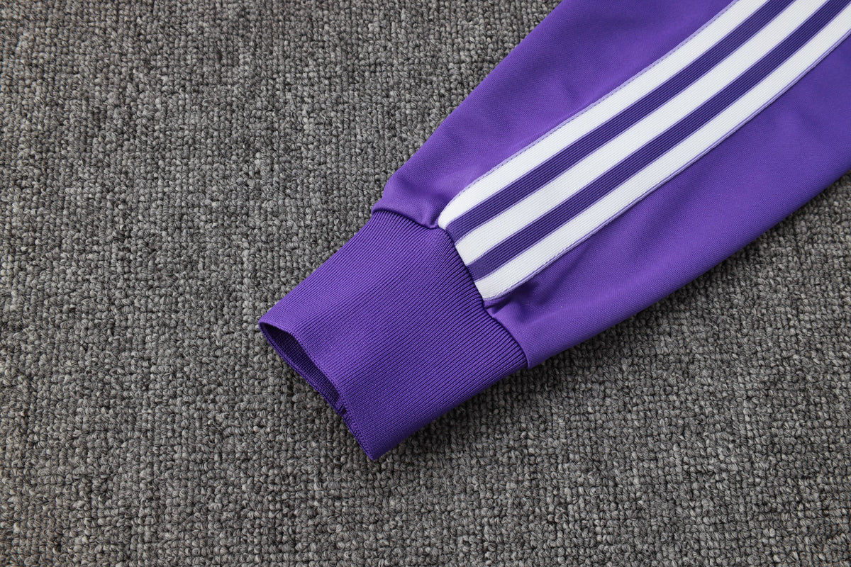 Survêtement Ensemble Jogging Veste Zippée Violet Rétro 2025/26