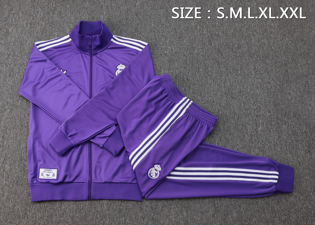 Survêtement Ensemble Jogging Veste Zippée Violet Rétro 2025/26