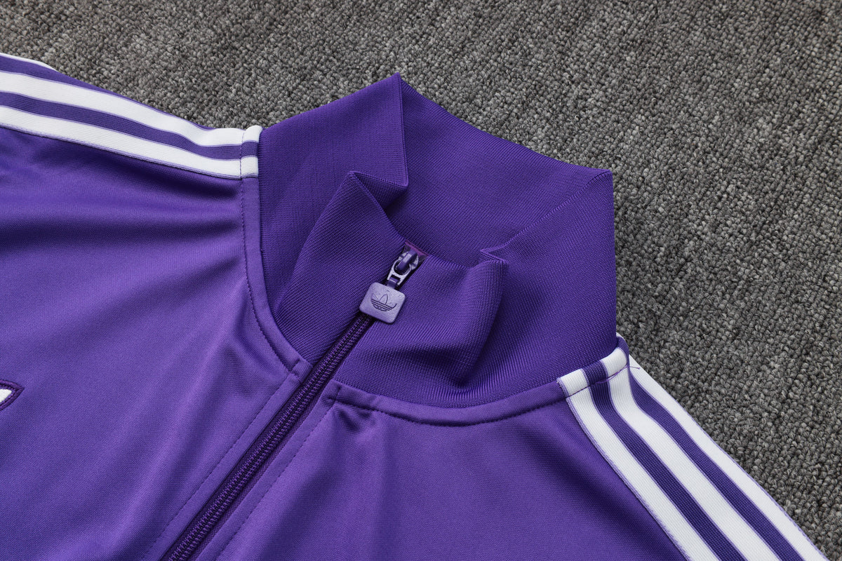 Survêtement Ensemble Jogging Veste Zippée Violet Rétro 2025/26