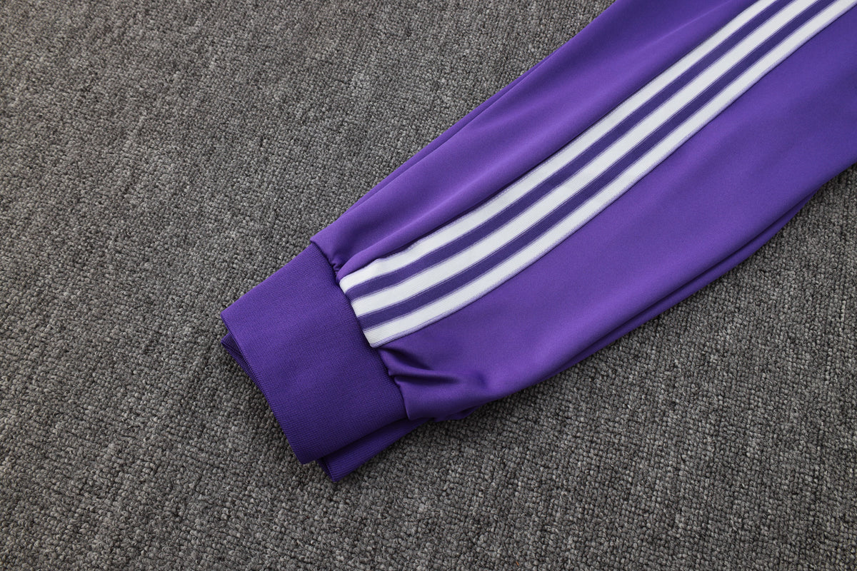 Survêtement Ensemble Jogging Veste Zippée Violet Rétro 2025/26