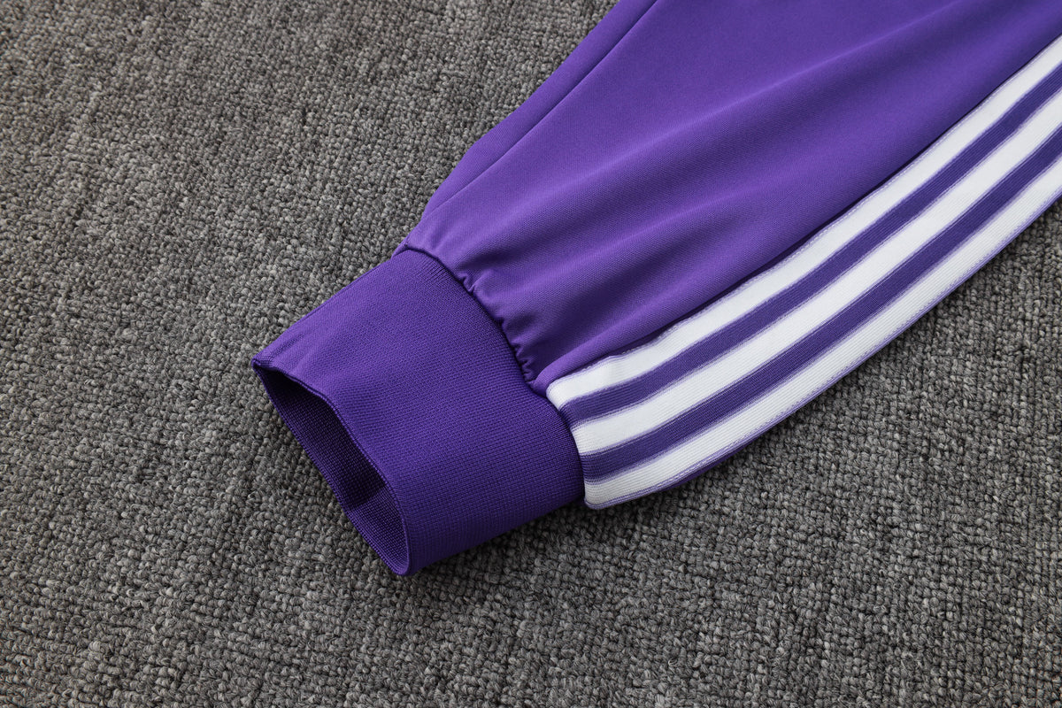 Survêtement Ensemble Jogging Veste Zippée Violet Rétro 2025/26
