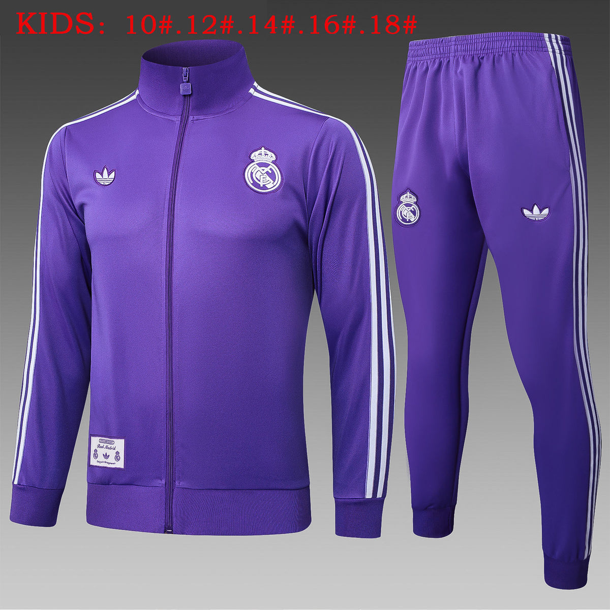 Survêtement ensemble jogging violet rétro- Enfant