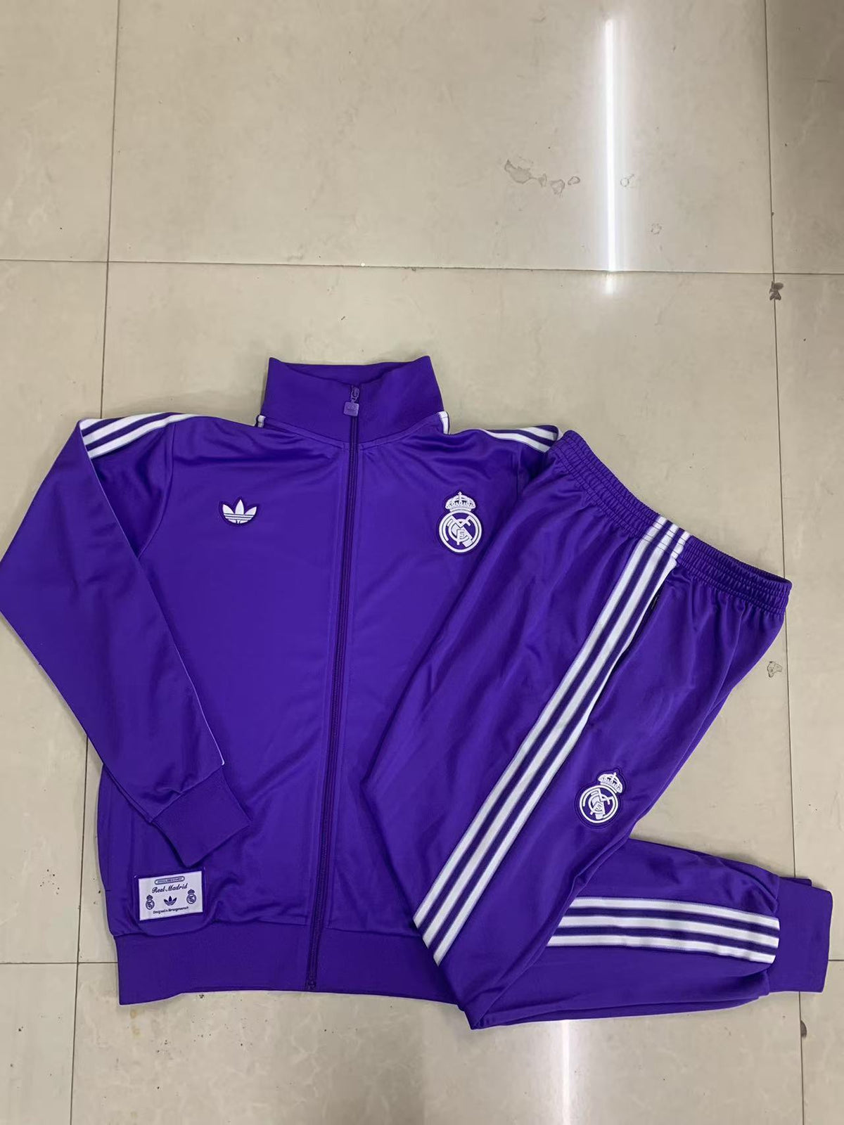 Survêtement ensemble jogging violet rétro- Enfant
