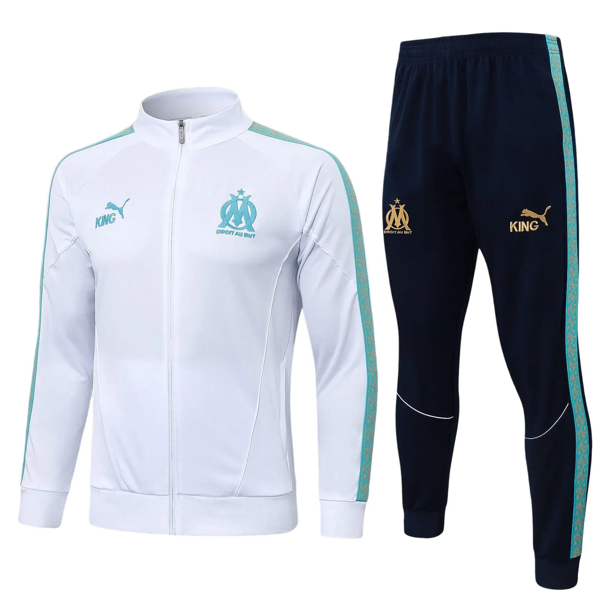 Survêtement ensemble Marseille jogging blanc 2025/26- Enfant
