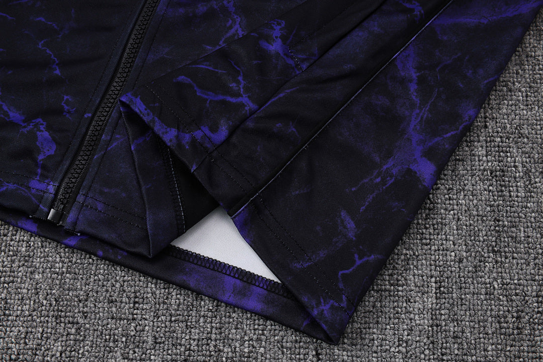 Survêtement Ensemble Veste FC Barcelone Noir Violet