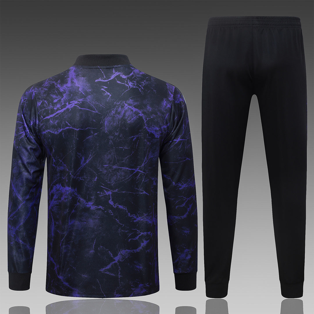 Survêtement Ensemble Veste FC Barcelone Noir Violet