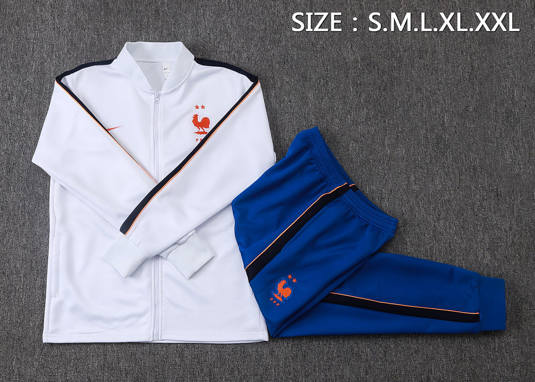 Survêtement Ensemble Veste France Blanc 2627