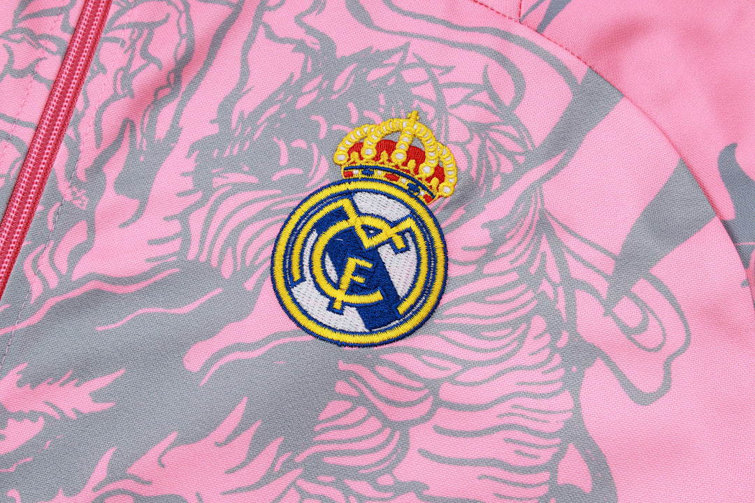 Survêtement Ensemble Veste Longue Real Madrid Rose 2024/25