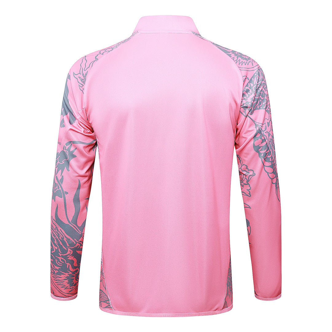 Survêtement Ensemble Veste Longue Real Madrid Rose 2024/25