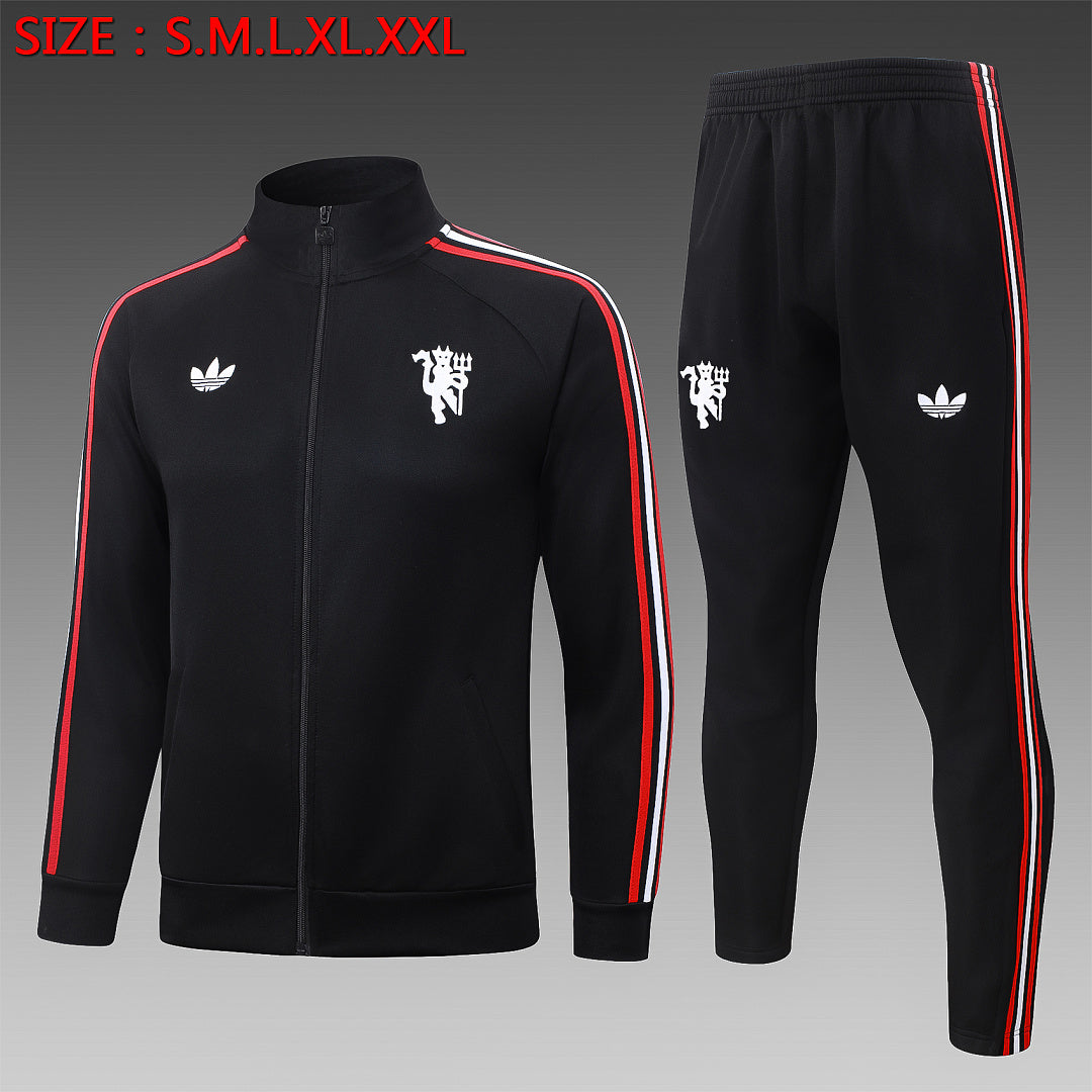 Survêtement Ensemble Veste Manchester United Noir