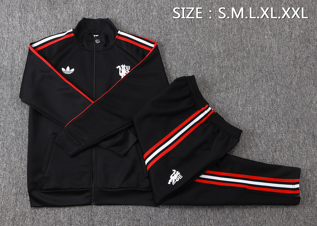 Survêtement Ensemble Veste Manchester United Noir