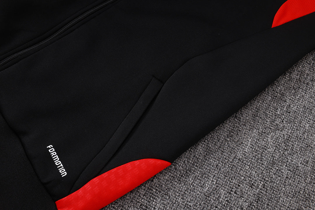 Survêtement Ensemble Veste Manchester United Noir et Rouge