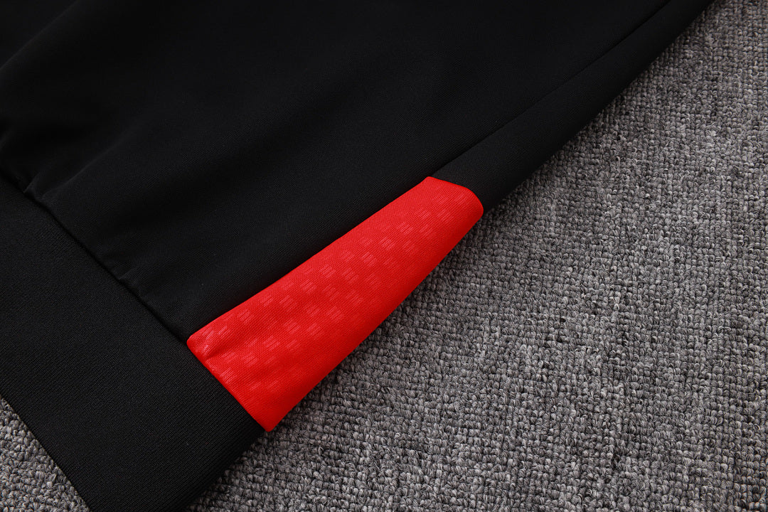 Survêtement Ensemble Veste Manchester United Noir et Rouge