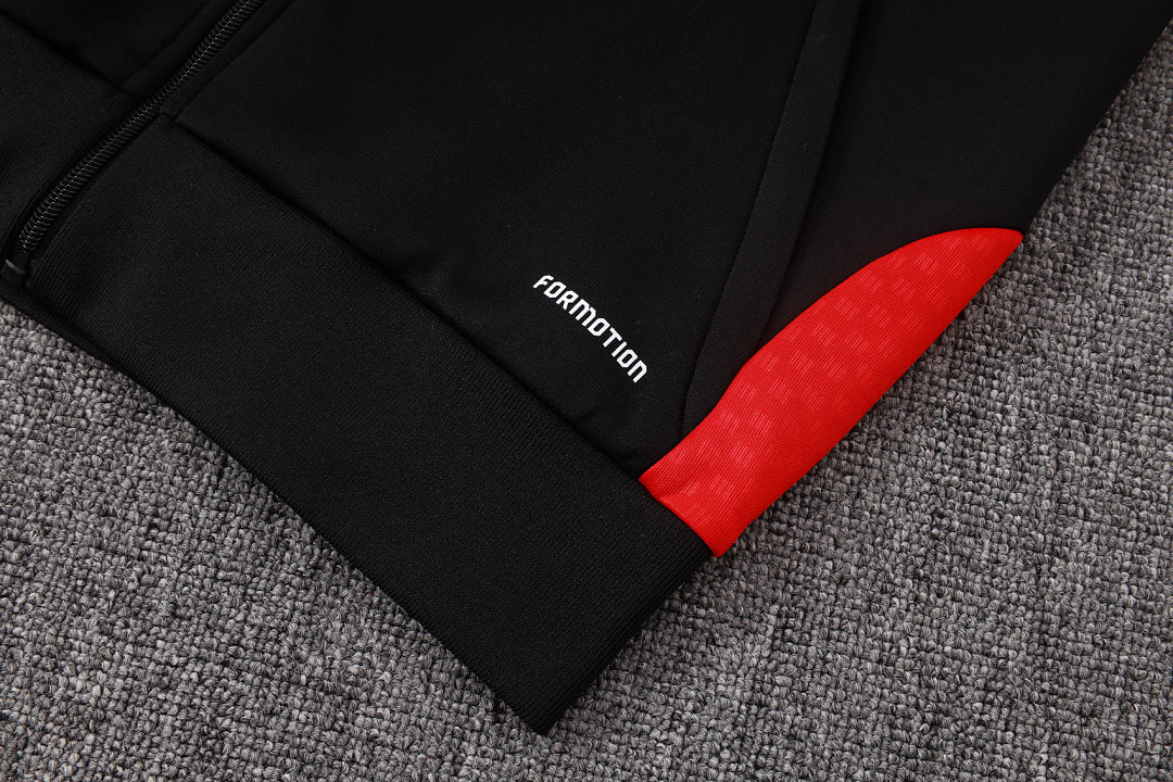 Survêtement Ensemble Veste Manchester United Noir et Rouge
