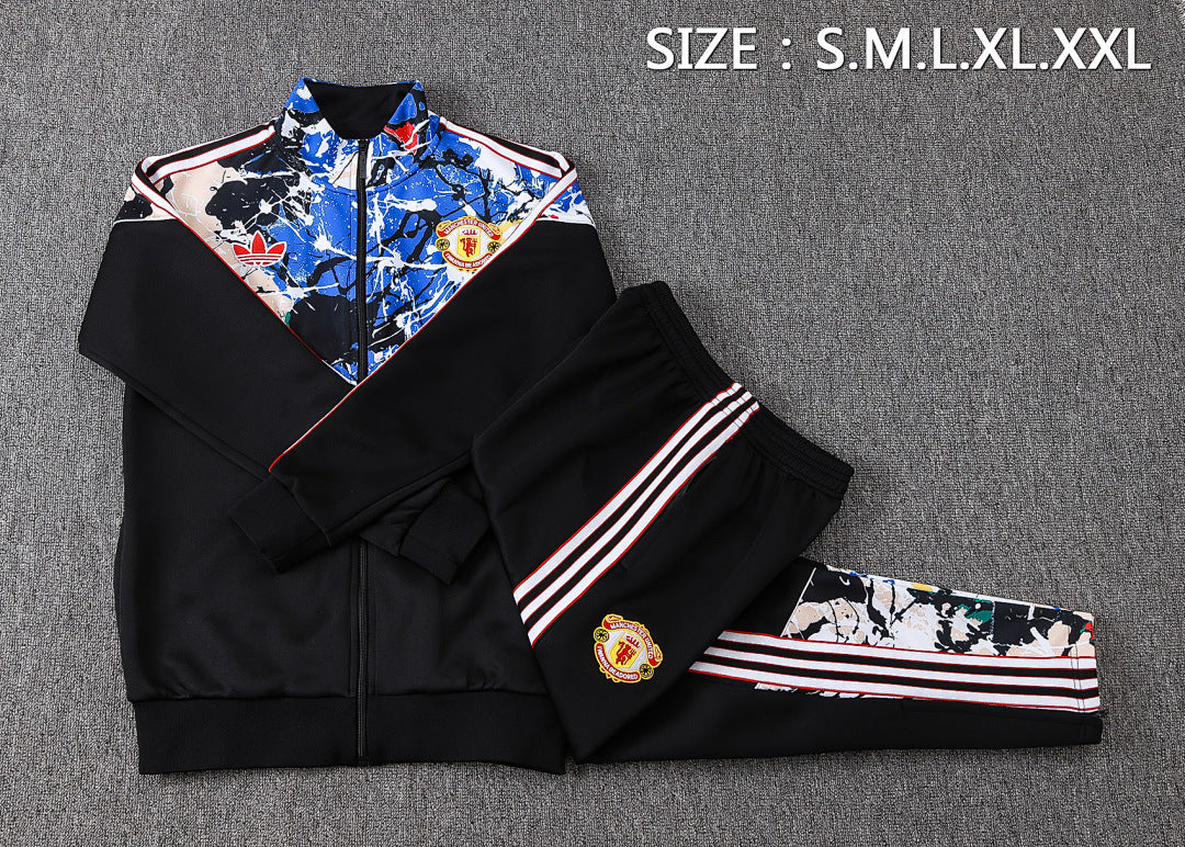 Survêtement Ensemble Veste Manchester United Stone Roses Noir