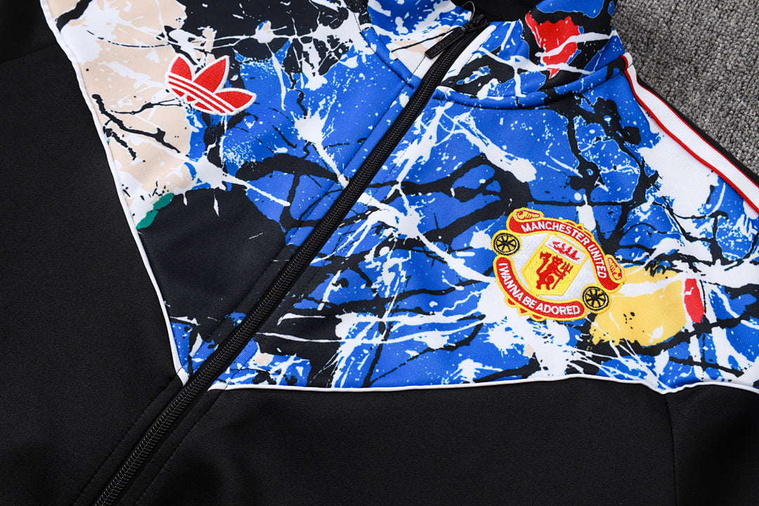 Survêtement Ensemble Veste Manchester United Stone Roses Noir
