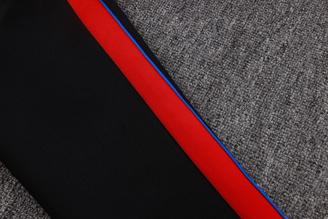 Survêtement Ensemble Veste Paris Noir et Rouge