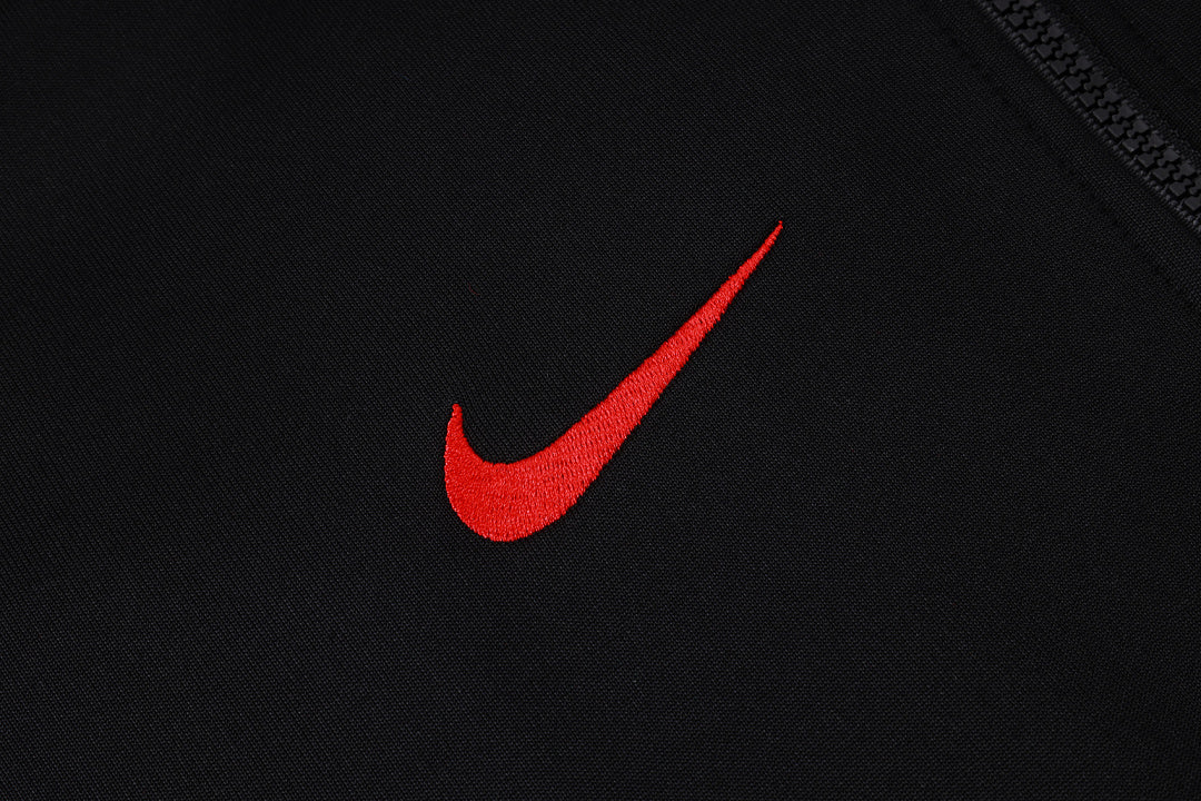 Survêtement Ensemble Veste Paris Noir et Rouge