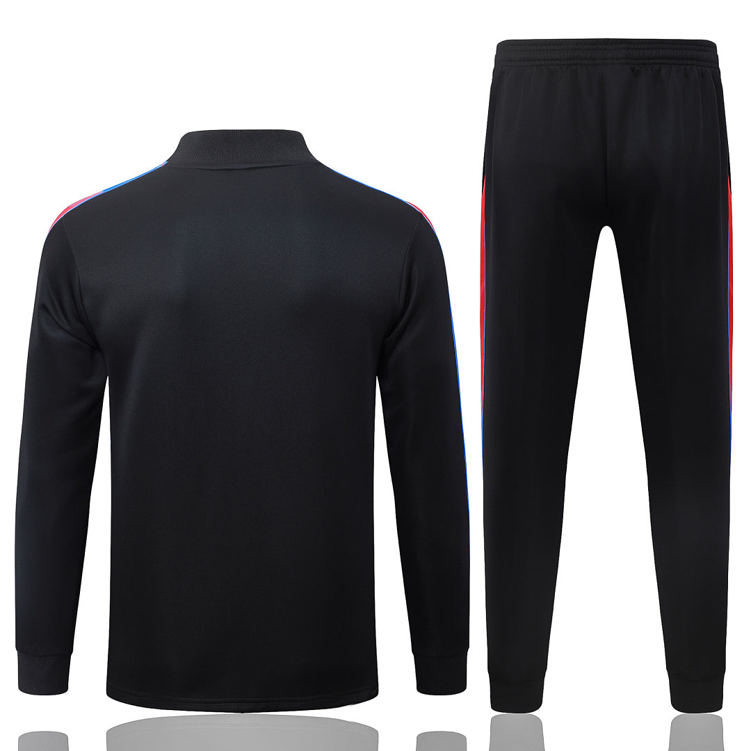 Survêtement Ensemble Veste Paris Noir et Rouge