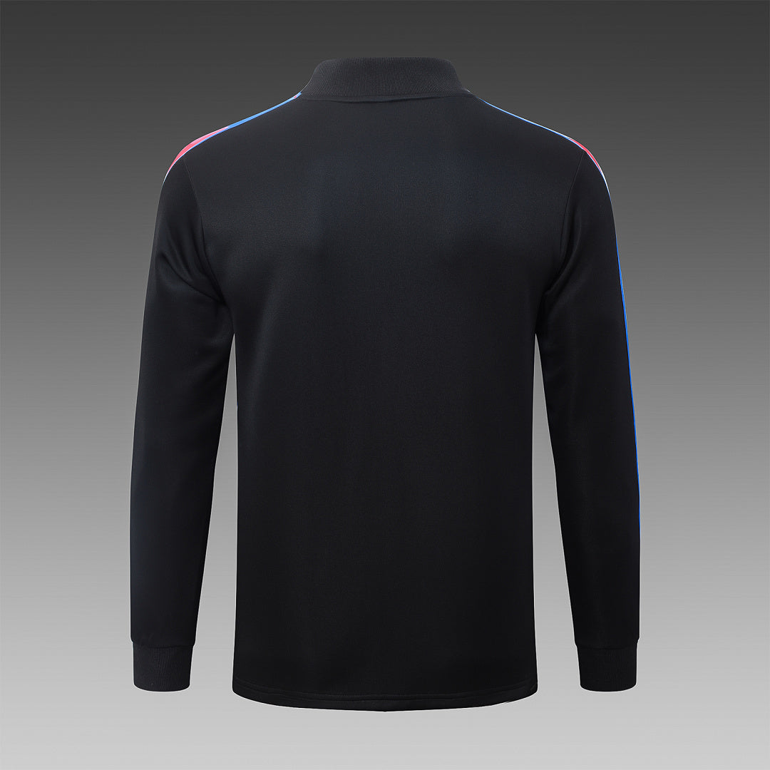Survêtement Ensemble Veste Paris Noir et Rouge