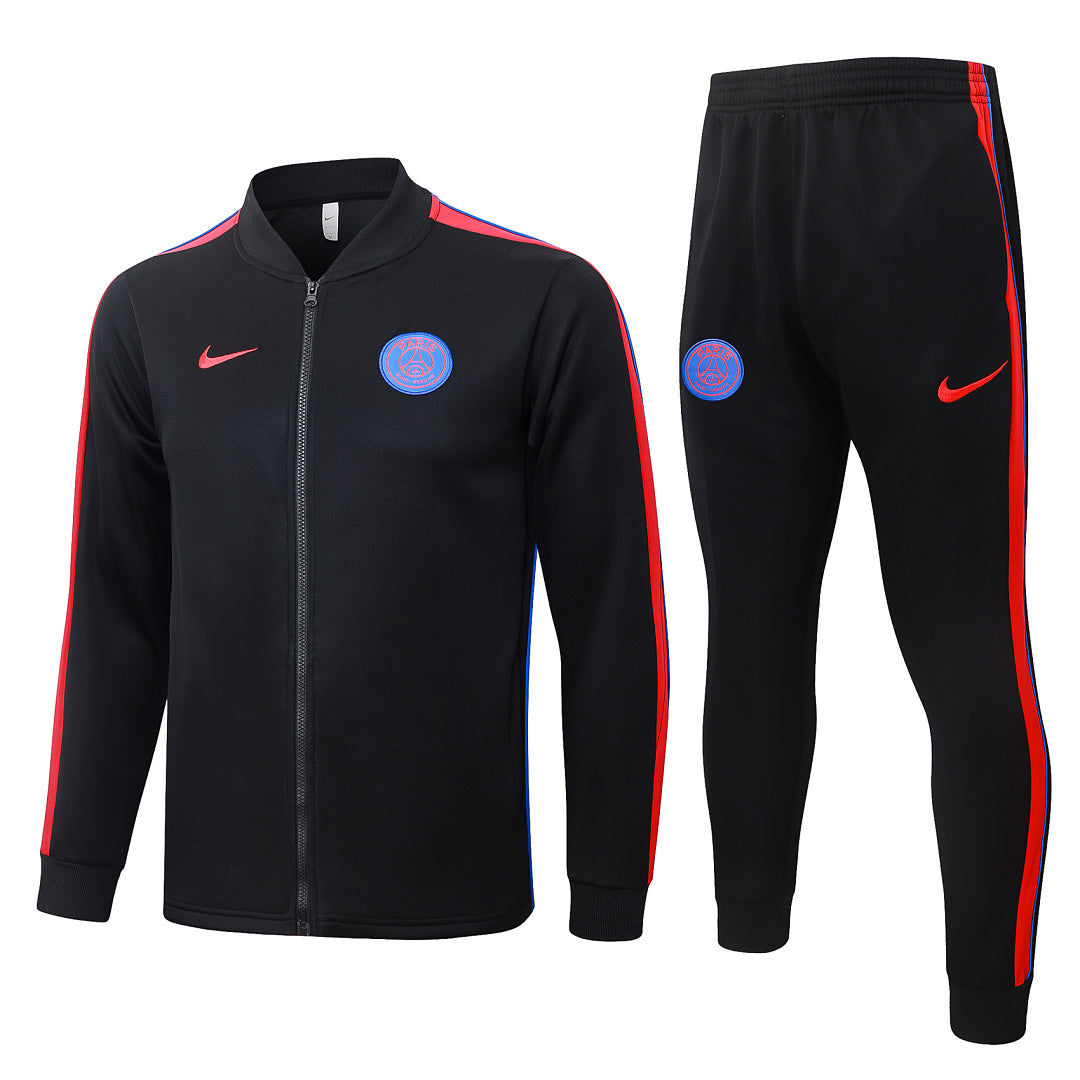 Survêtement Ensemble Veste Paris Noir et Rouge