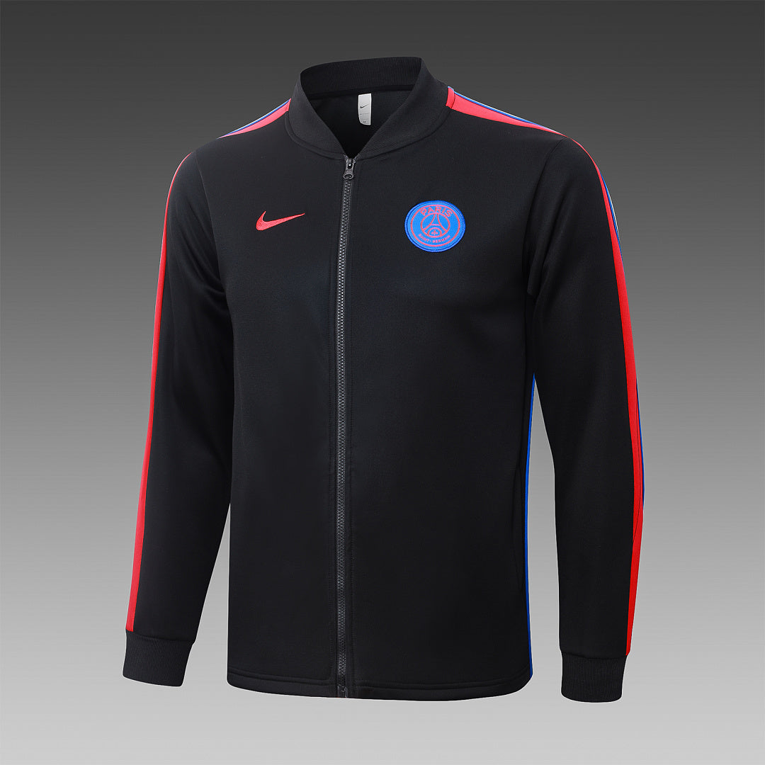 Survêtement Ensemble Veste Paris Noir et Rouge