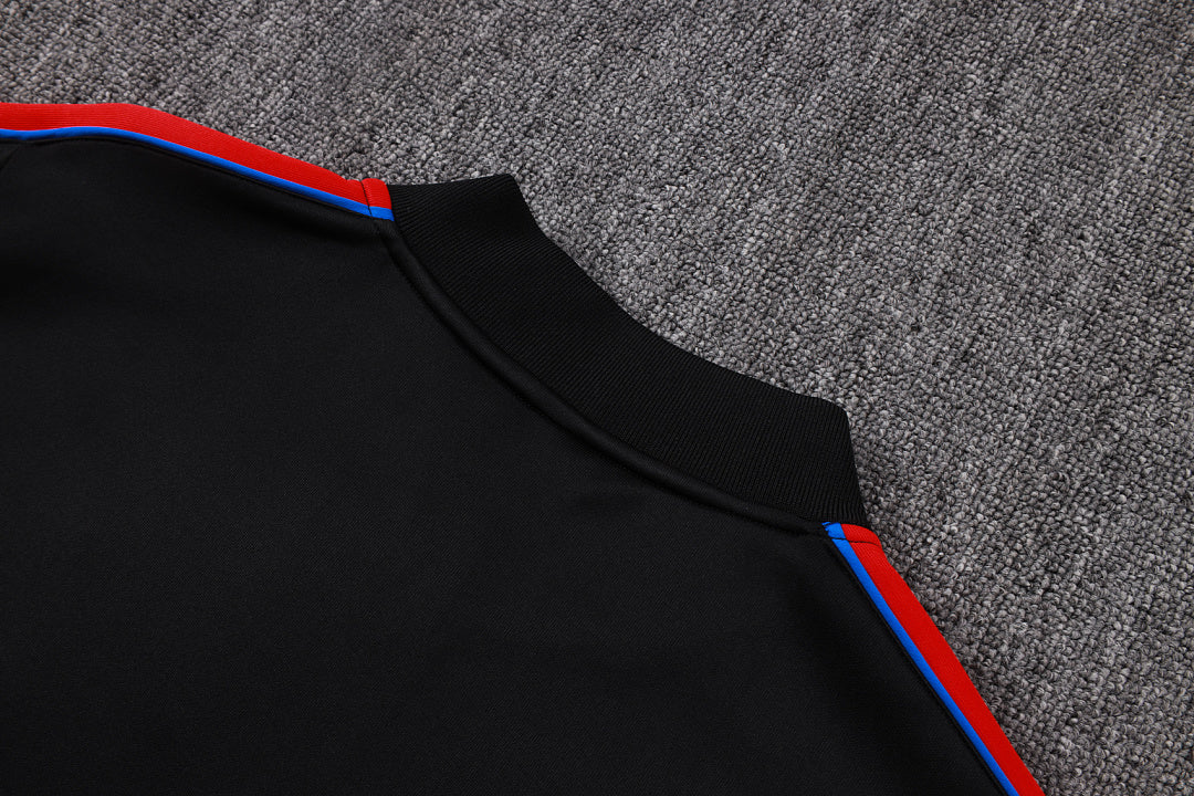 Survêtement Ensemble Veste Paris Noir et Rouge