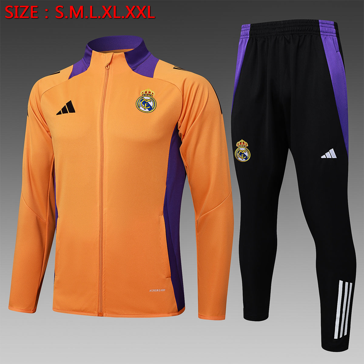 Survêtement Ensemble Veste Real Madrid 2024/25 Jaune